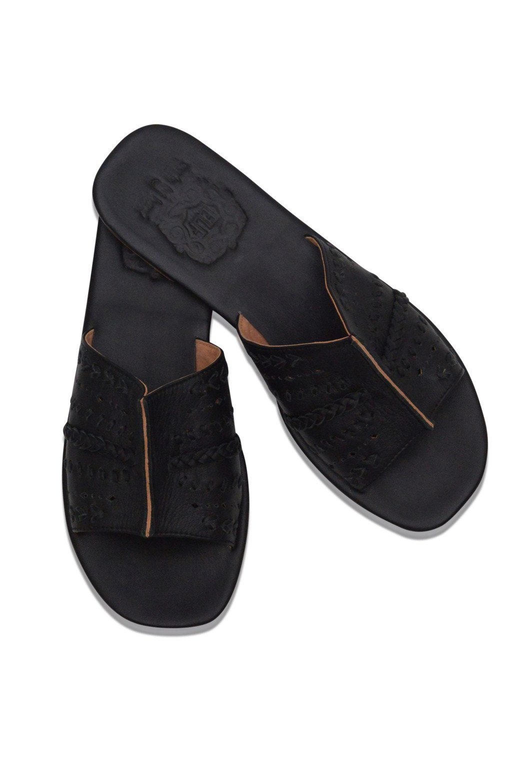 Dolce Vita Leather Slide Sandals-7