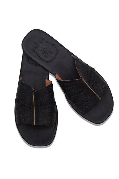 Dolce Vita Leather Slide Sandals-7