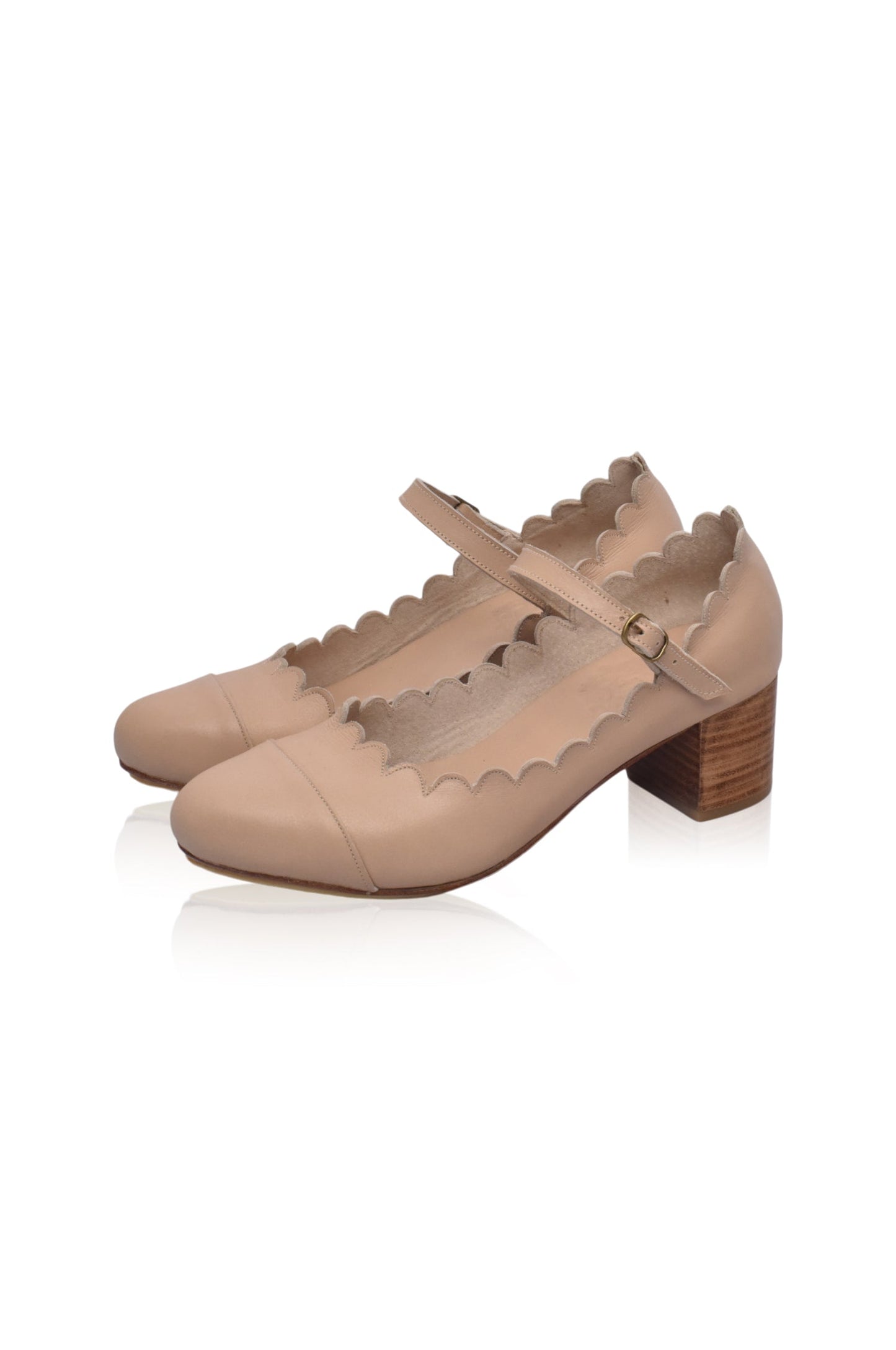 Bonita Mary Jane Leather Heels-3