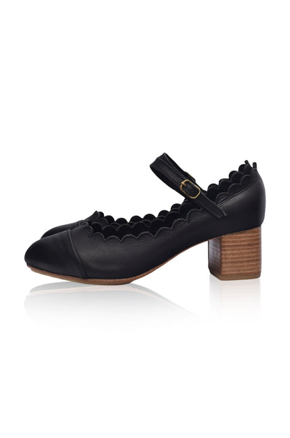 Bonita Mary Jane Leather Heels-5