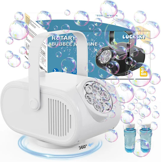 Bubble Machine Automatic Bubble Blower for Kids Outdoor Fun-0