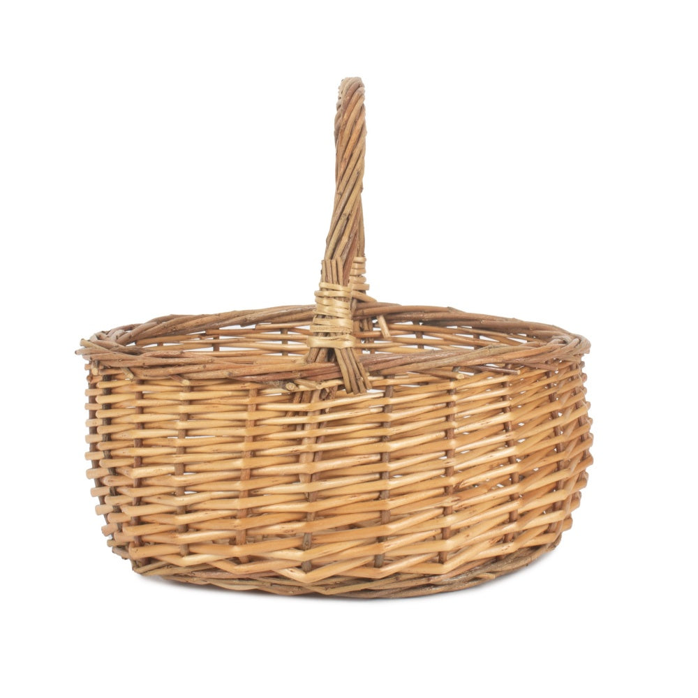 Two Tone Willow Mini Wicker Shopping Basket-2