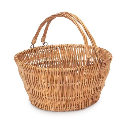 Chatsworth Market Double Steamed Wicker Shopping Basket-0