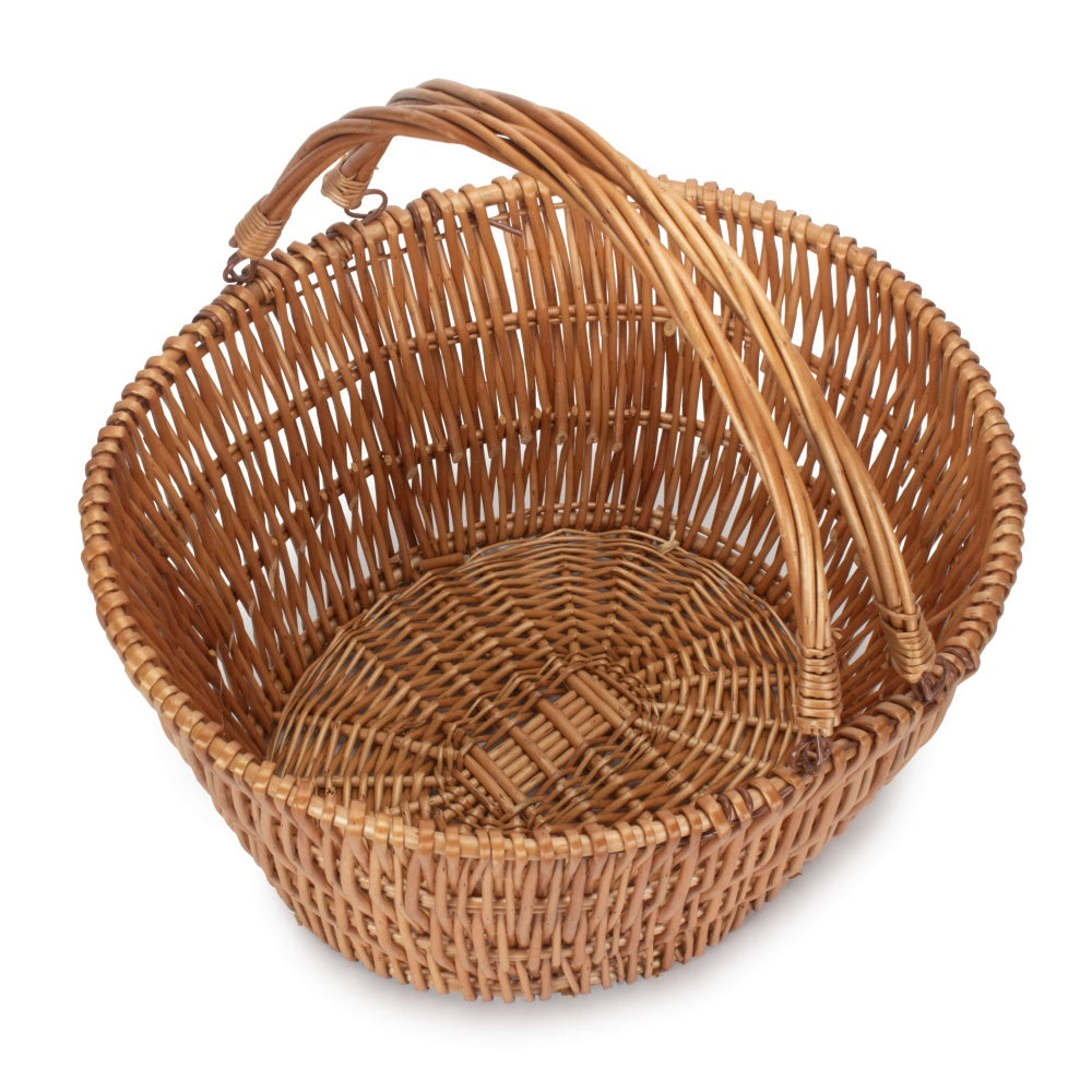 Chatsworth Market Double Steamed Wicker Shopping Basket-1