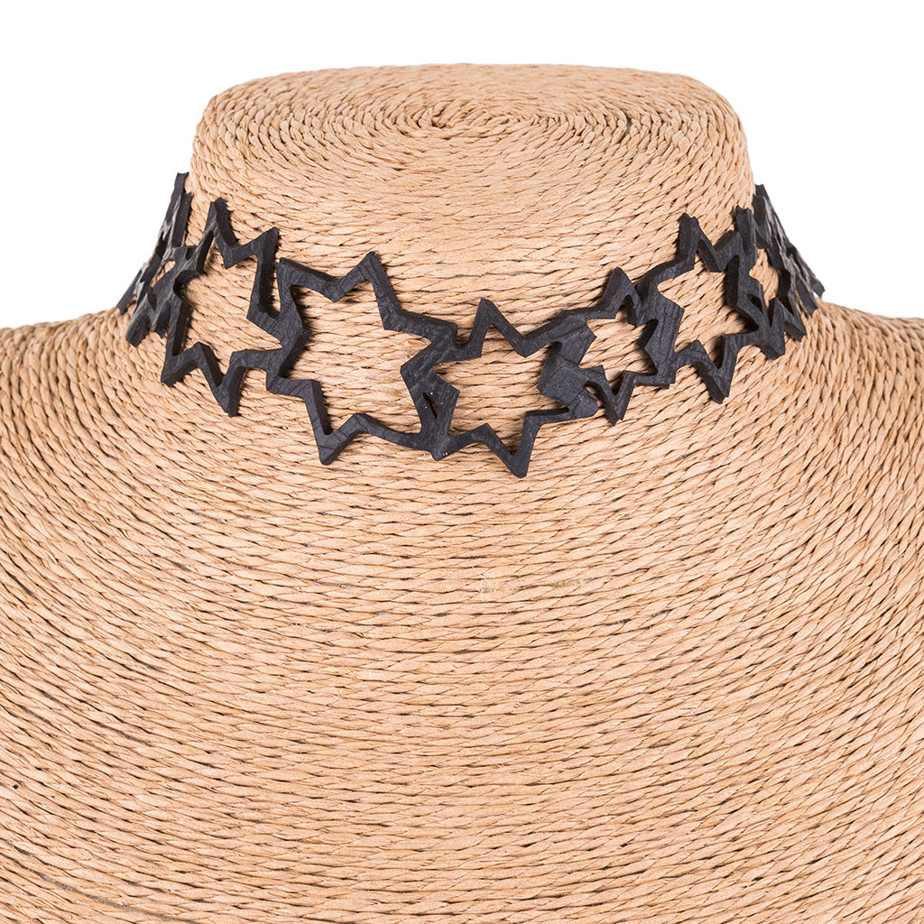 Milky Way Inner Tube Star Choker-1