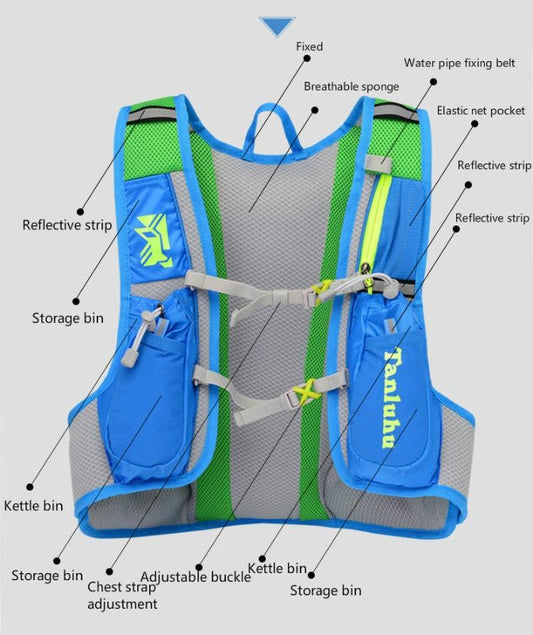 Wautton 15L Cycling Backpack Men/women Marathon Ultralight Breathable Backpack-1