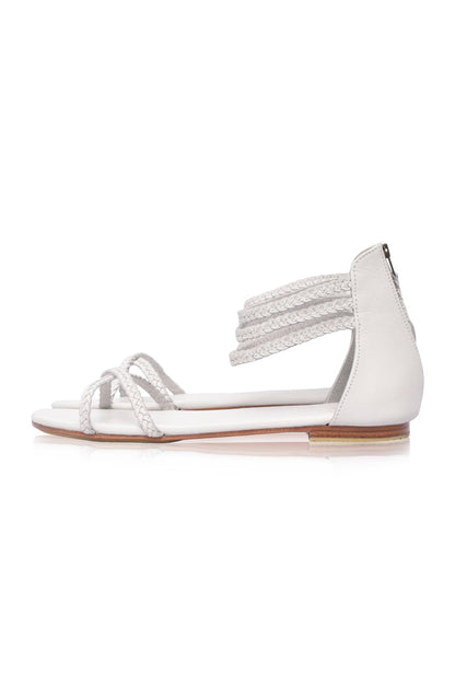 Calypso Braided Leather Sandals-5