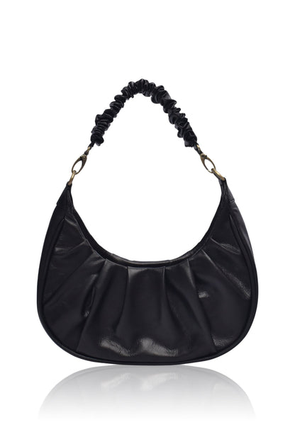 Camille Ruched Leather Bag-2