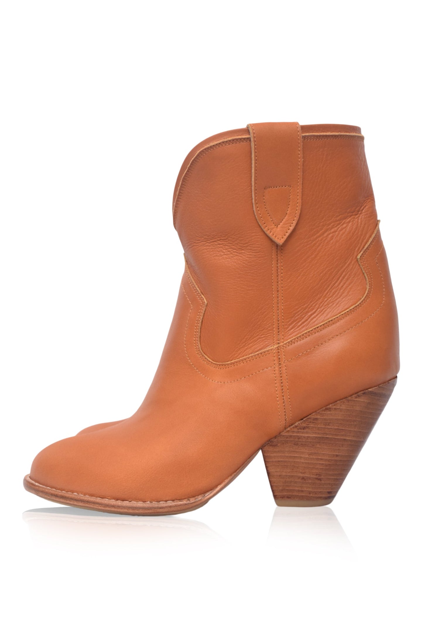 Charro Cowboy Leather Boots-5