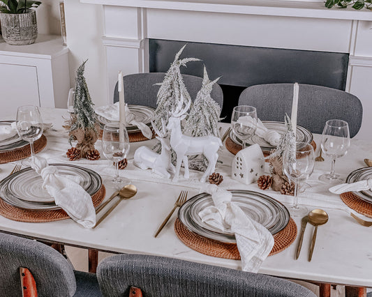 Christmas Ceramic House Tealight Holder-1