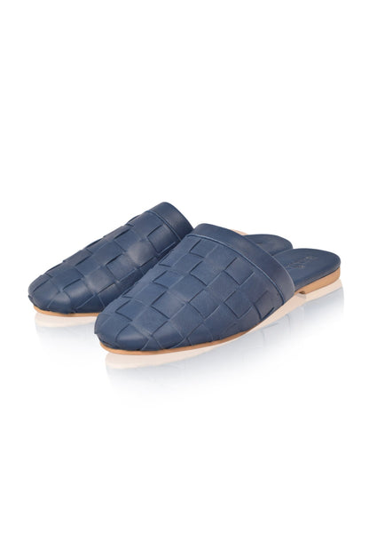 Clementine Leather Slides-3