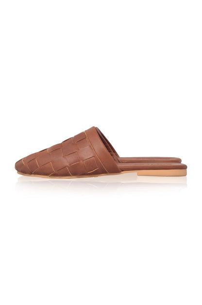 Clementine Leather Slides-4