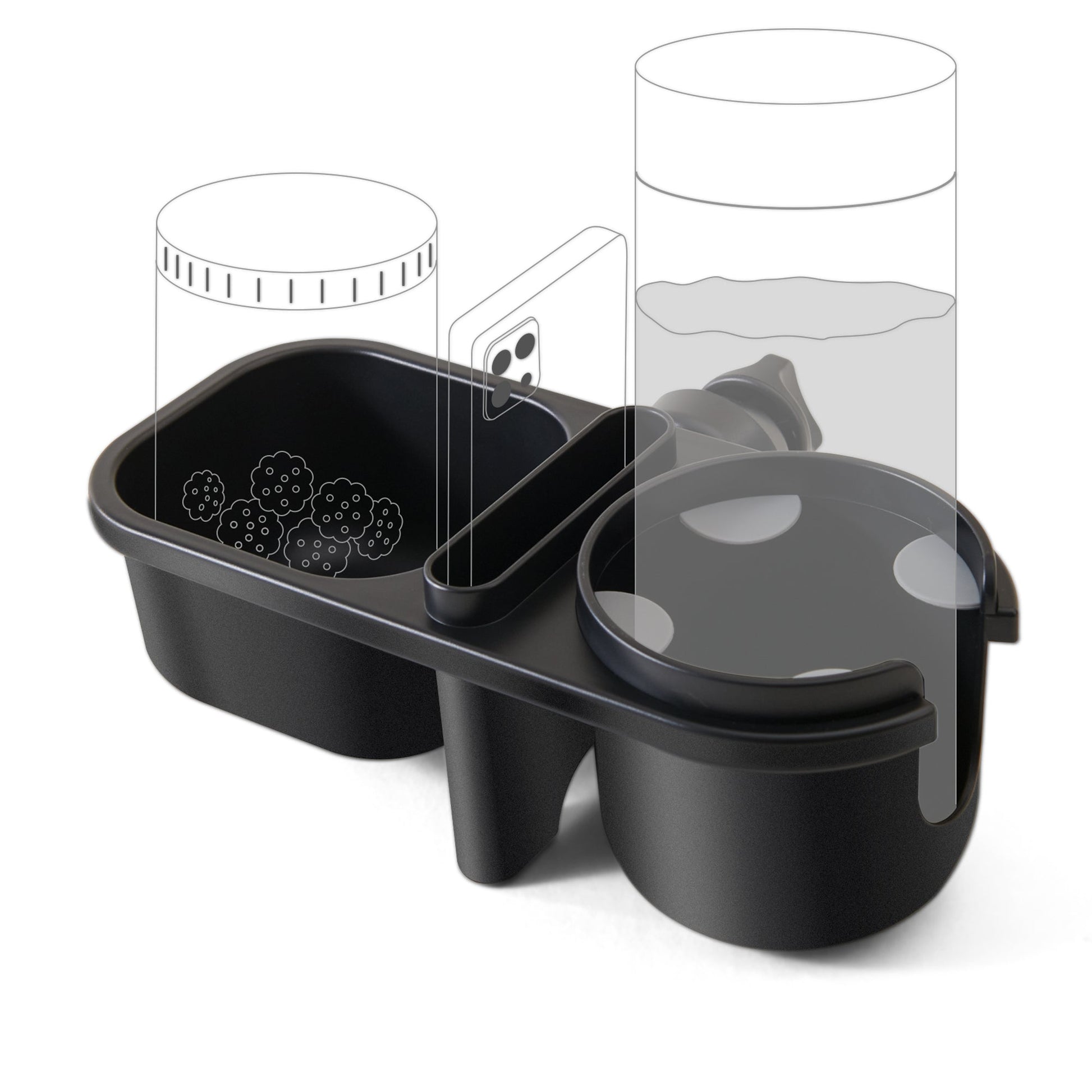 3-in-1 Stroller Cup Holder-2