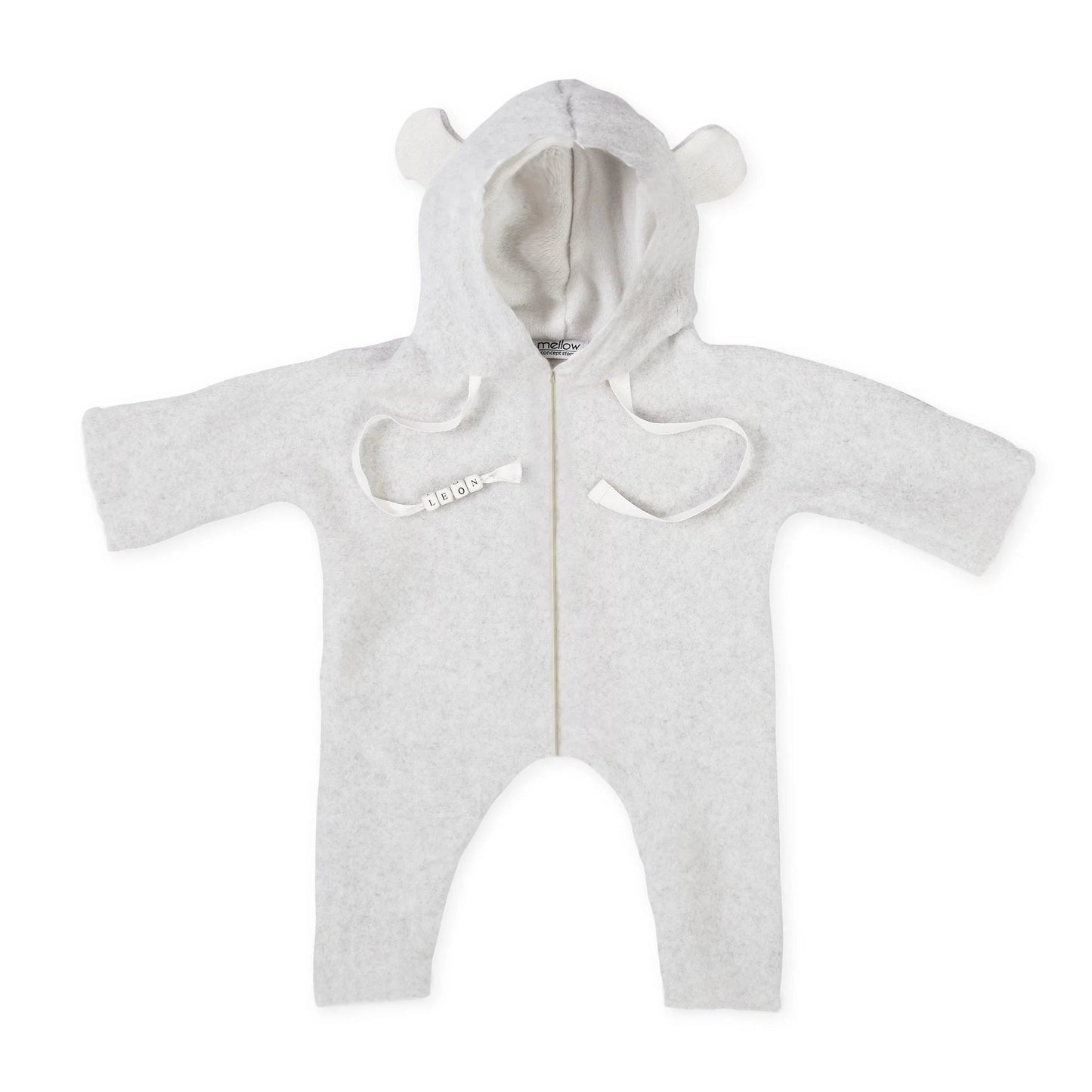 Baby/Kid Virgin Wool Overall - Grey-0