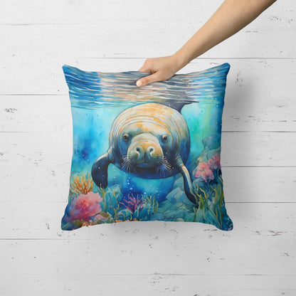 Manatee Throw Pillow-1