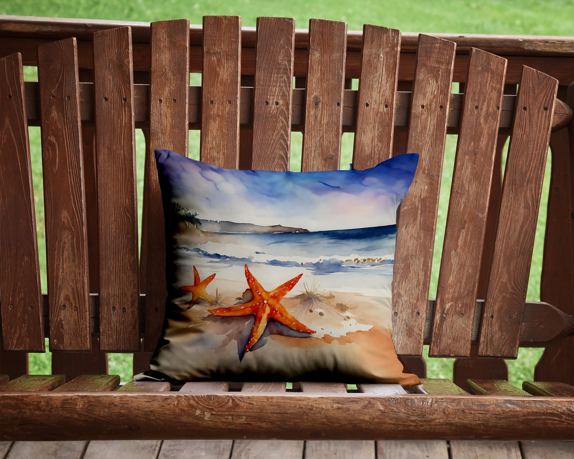 Starfish Throw Pillow-1