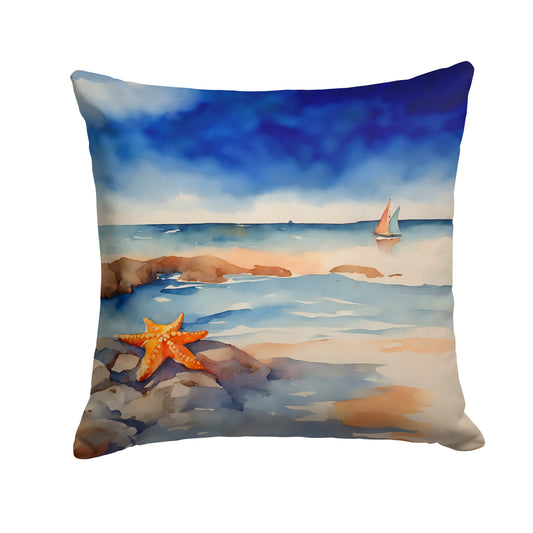 Starfish Throw Pillow-0