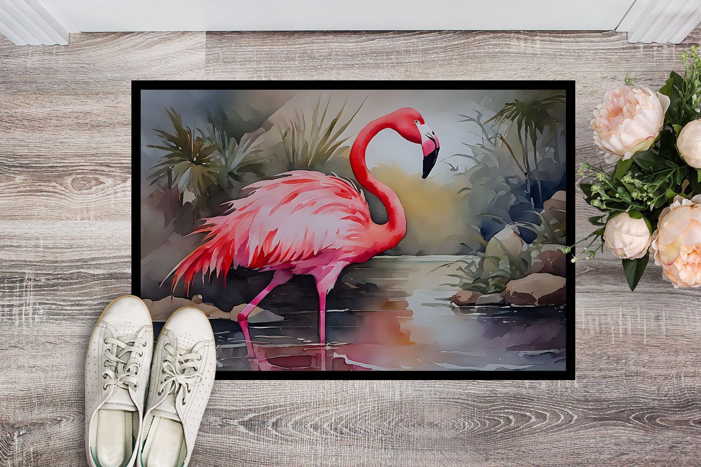 Flamingo Doormat-1