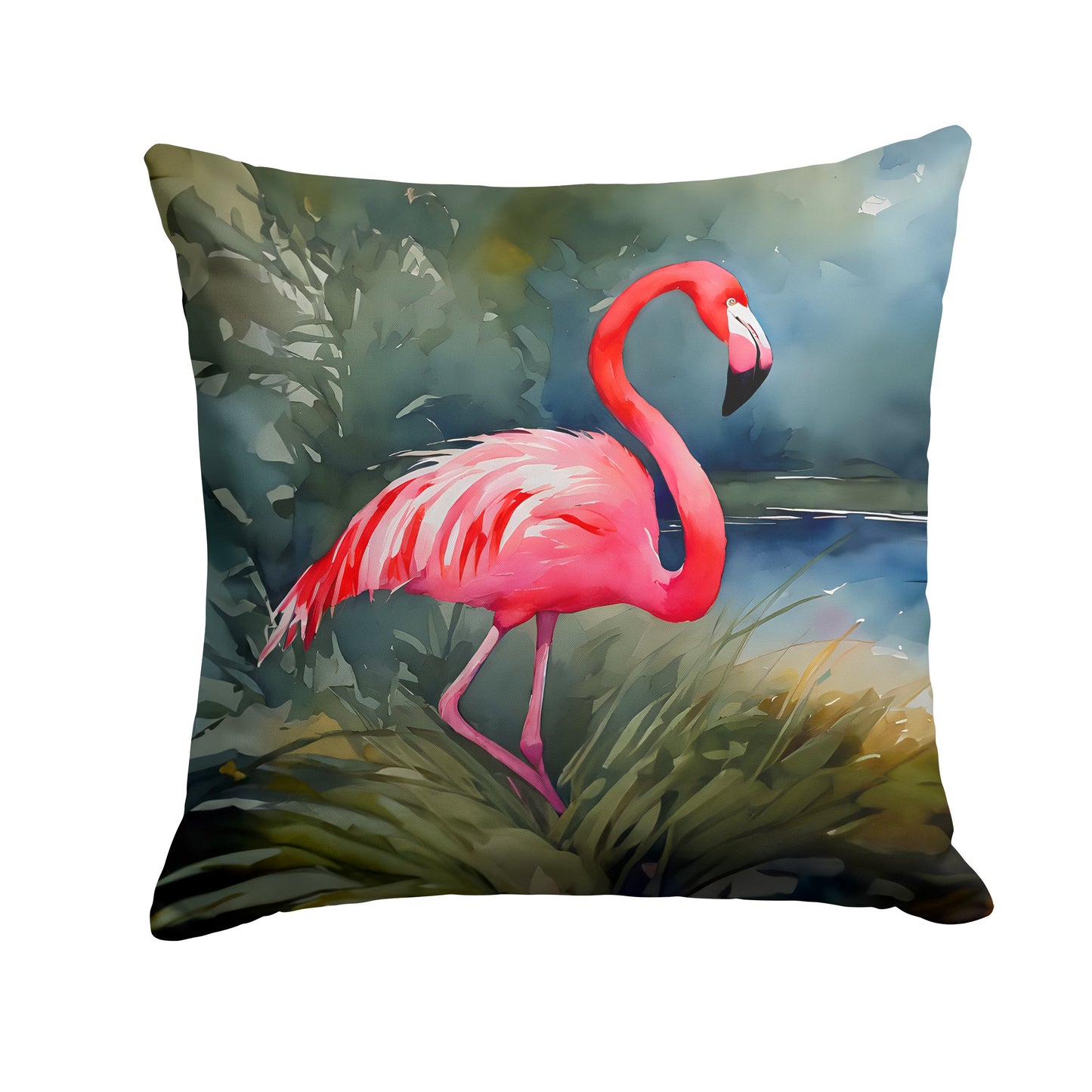 Flamingo Throw Pillow-0