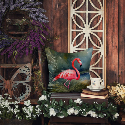 Flamingo Throw Pillow-3