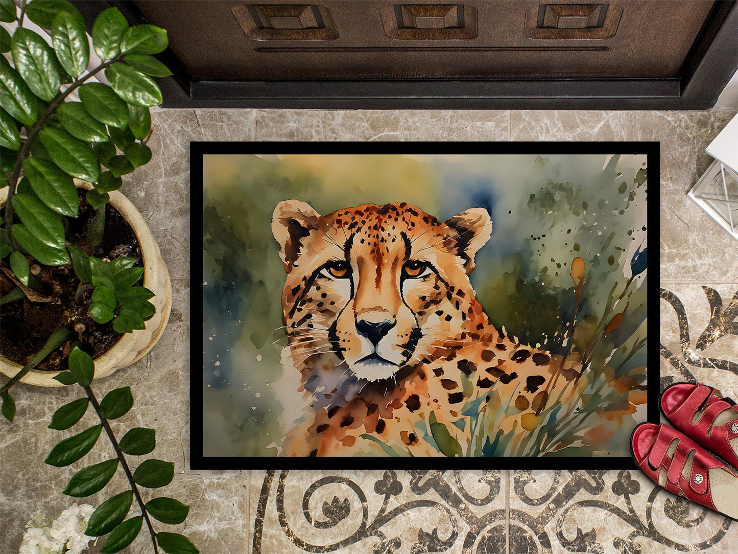 Cheetah Doormat-2