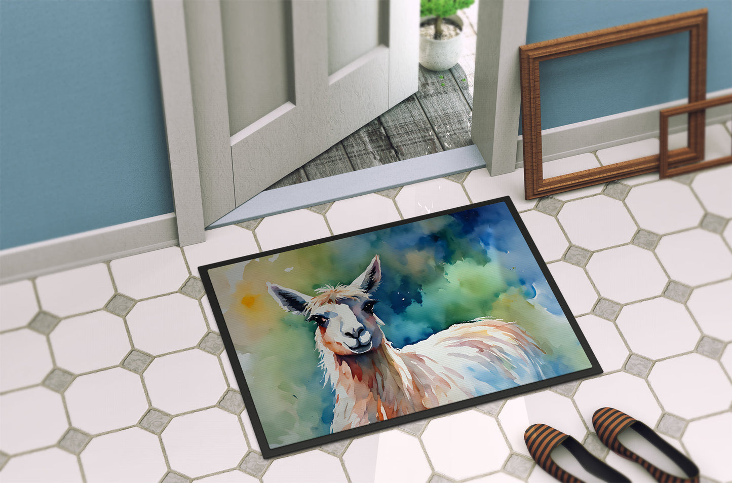 Llama Doormat-3