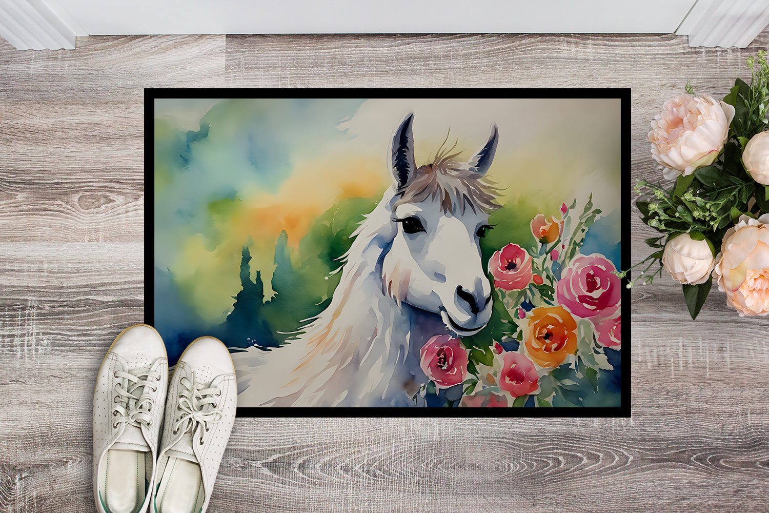 Llama Doormat-1