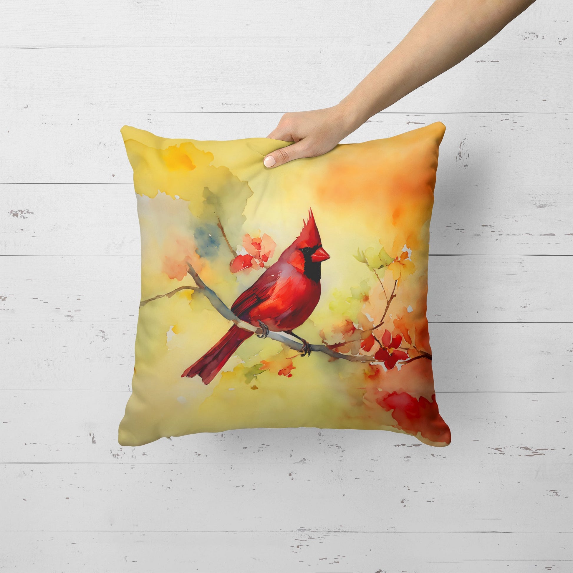 Cardinal Throw Pillow-1