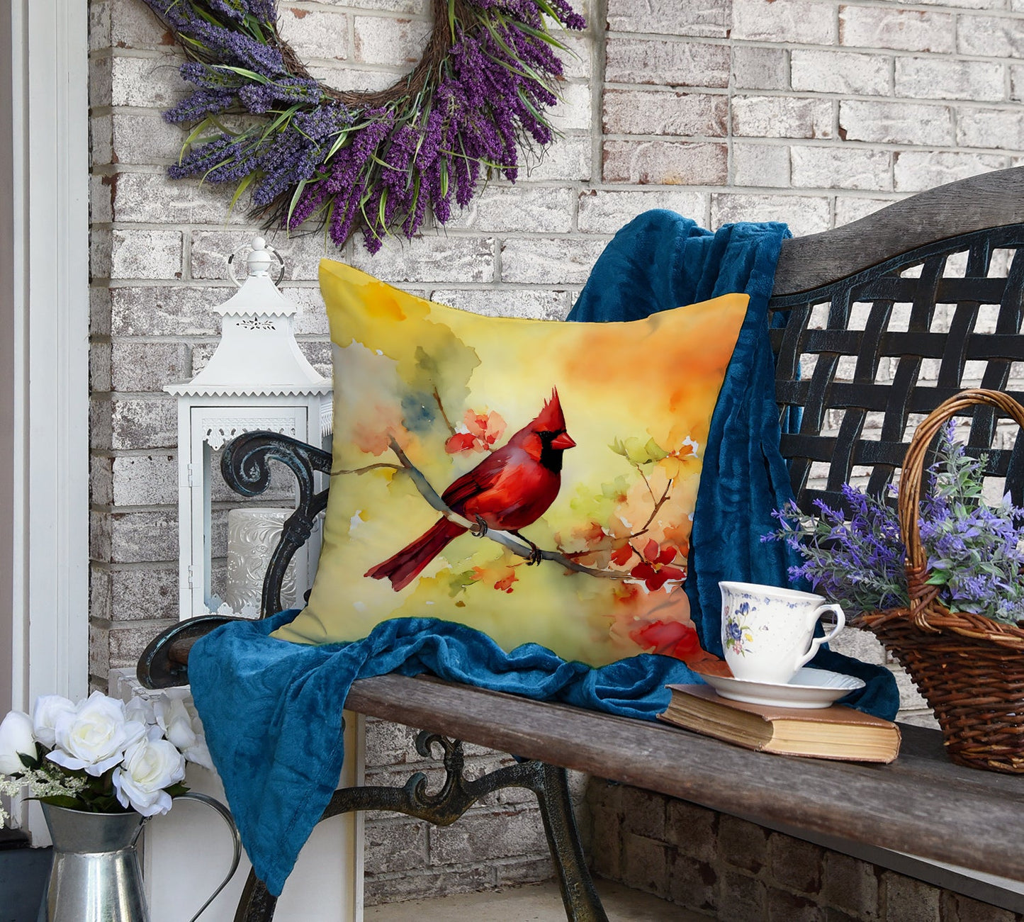 Cardinal Throw Pillow-3