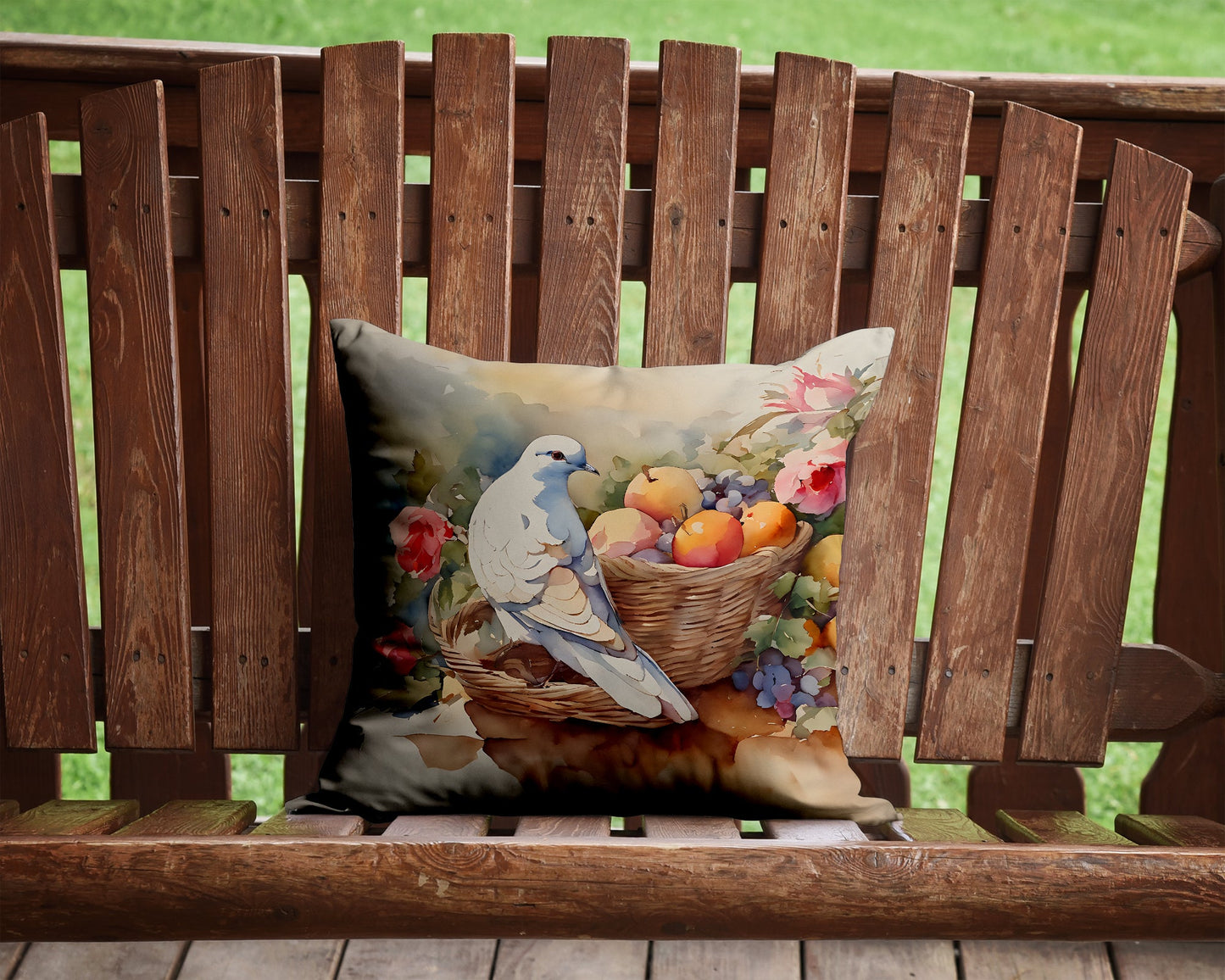 Dove Throw Pillow-1