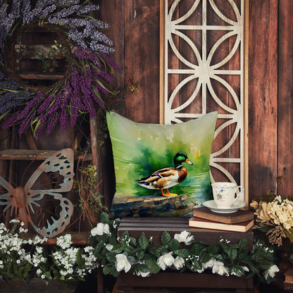 Mallard Throw Pillow-3