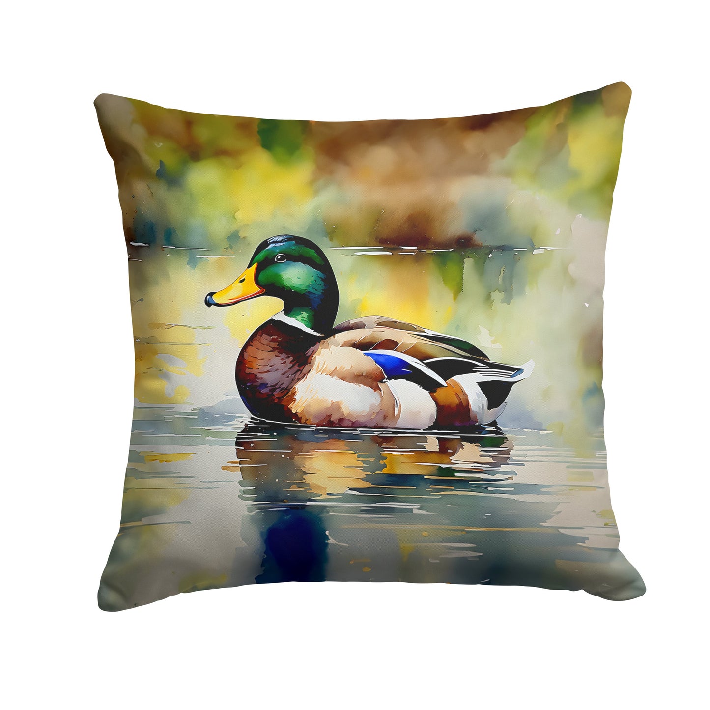 Mallard Throw Pillow-0