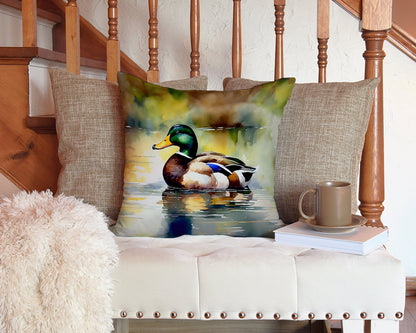 Mallard Throw Pillow-2