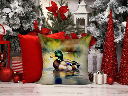Mallard Throw Pillow-4