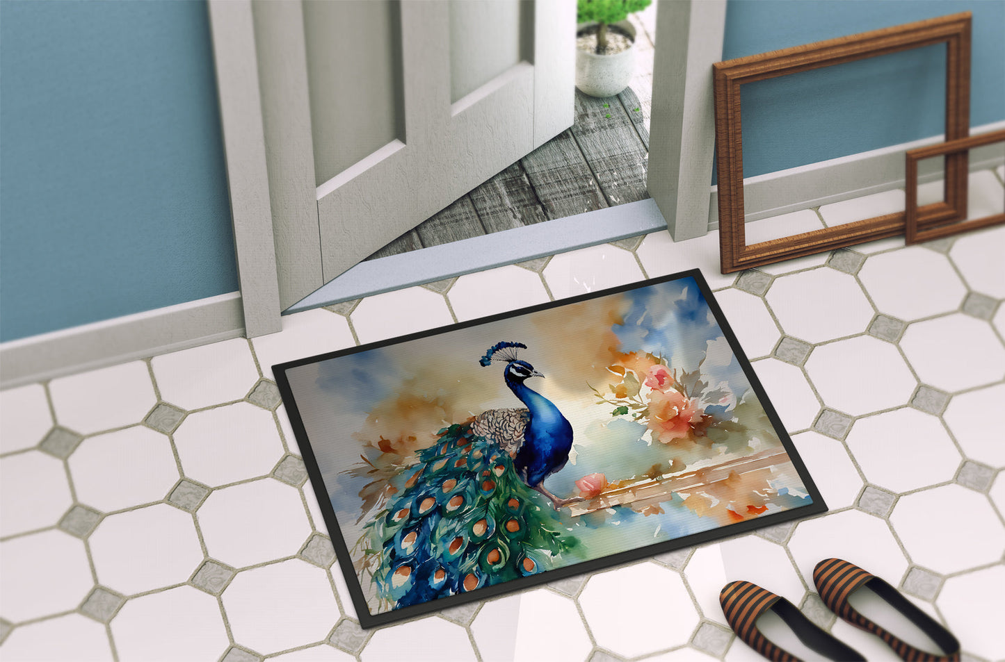 Peacock Doormat-3
