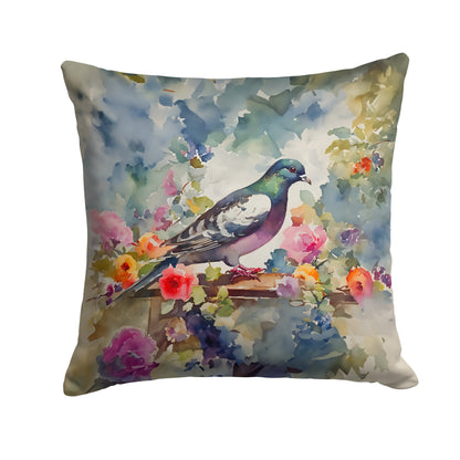 Pigeon Throw Pillow-0