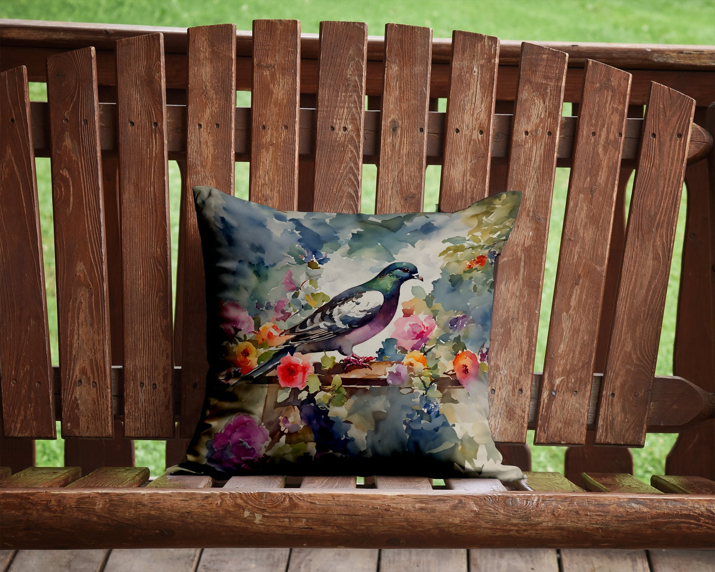 Pigeon Throw Pillow-1