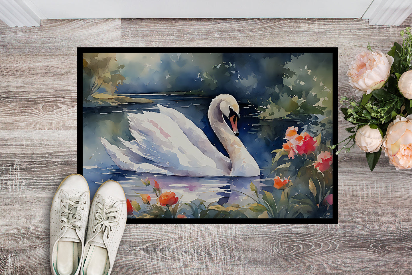 Swan Doormat-1