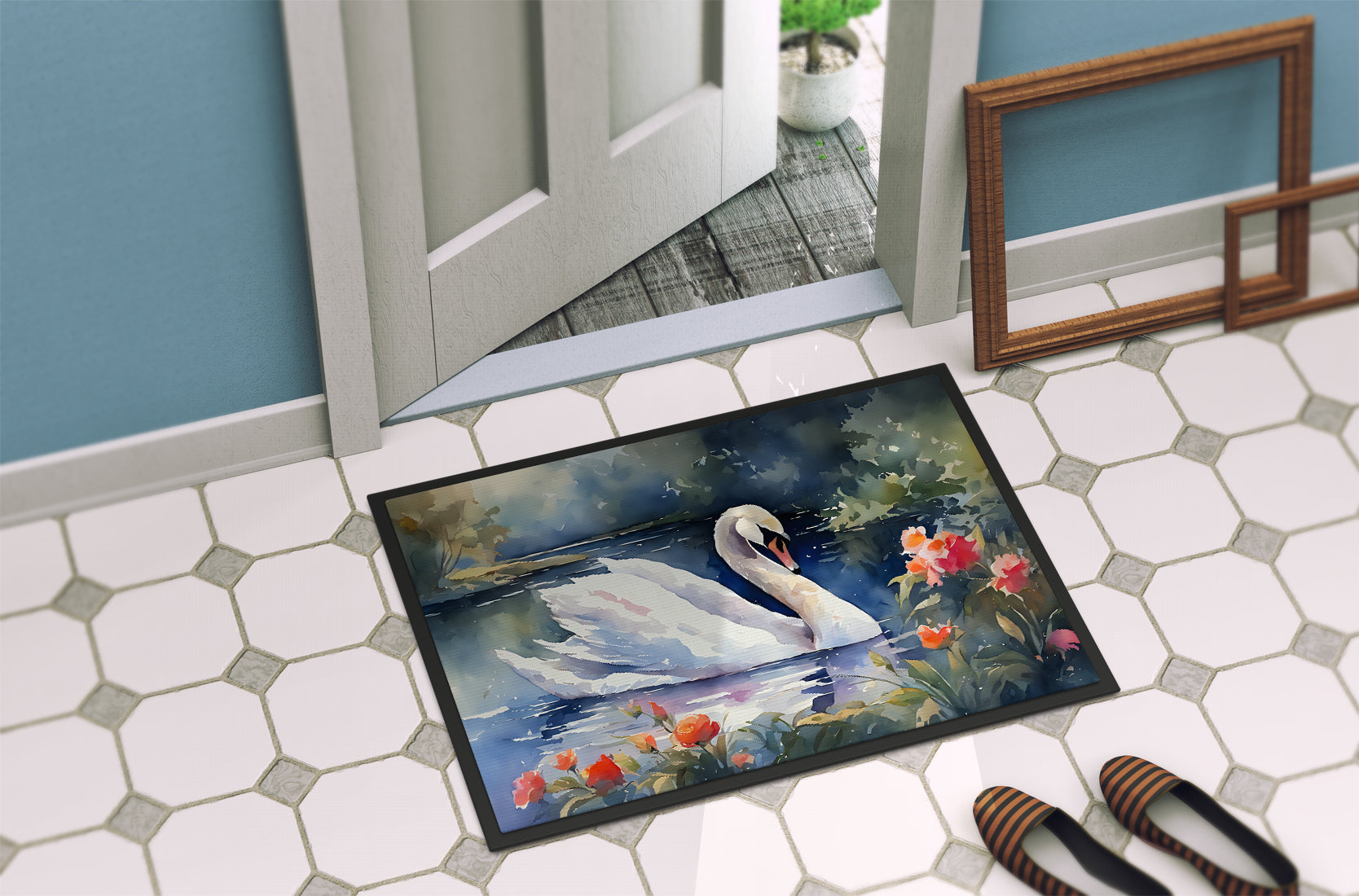 Swan Doormat-3