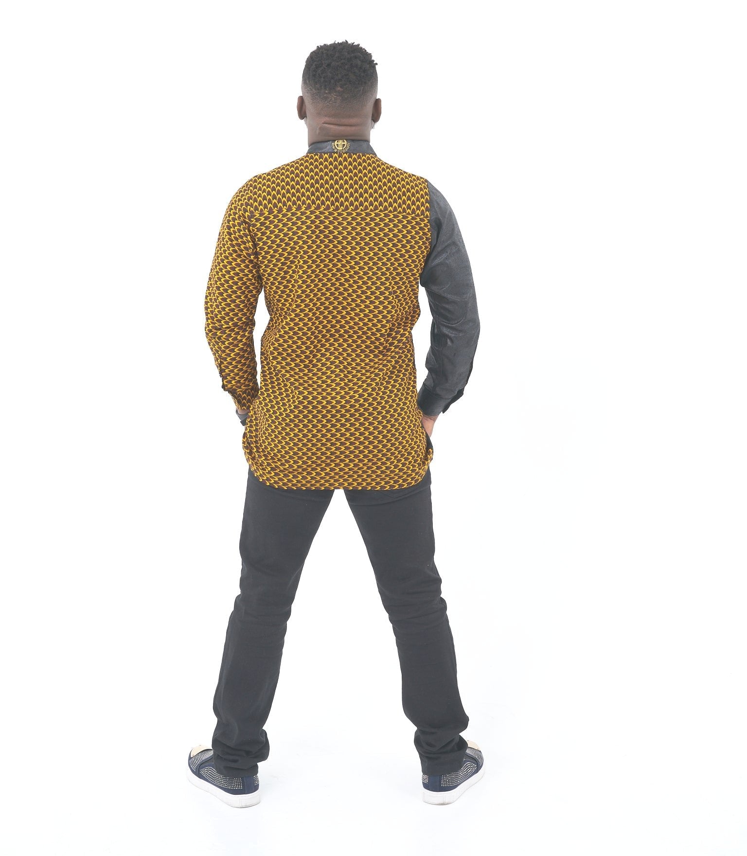 African Fashion Ankara Shirt (Fishscale)-2
