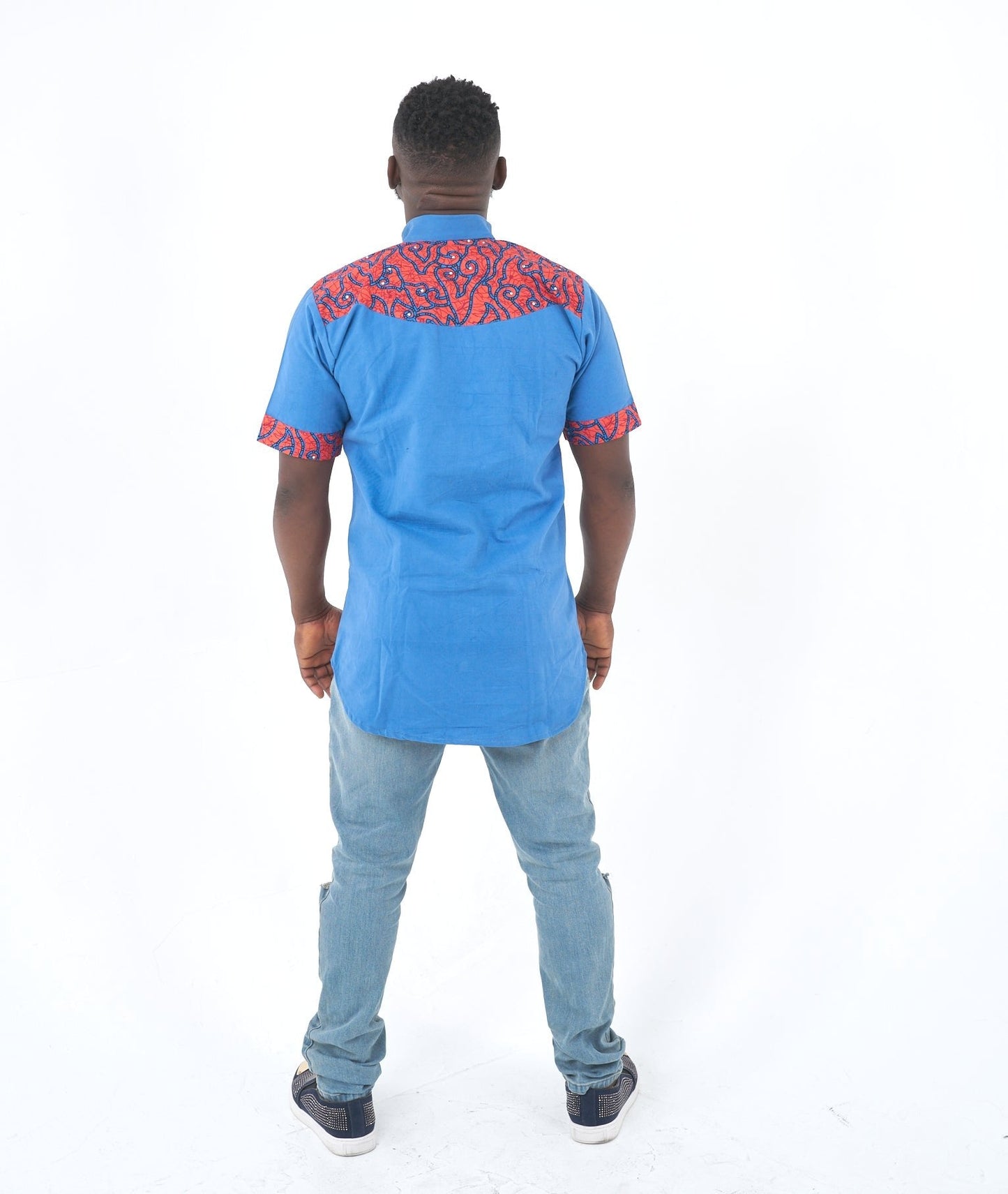 African Fashion Ankara | Ankara Print Shirt Ola-1
