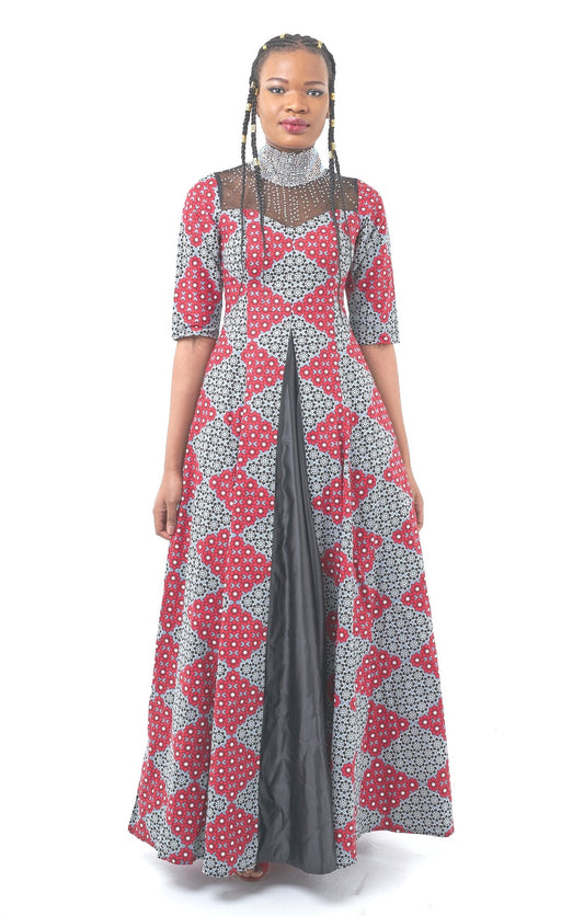 African Fashion Ankara Queen Latifat Gown-0