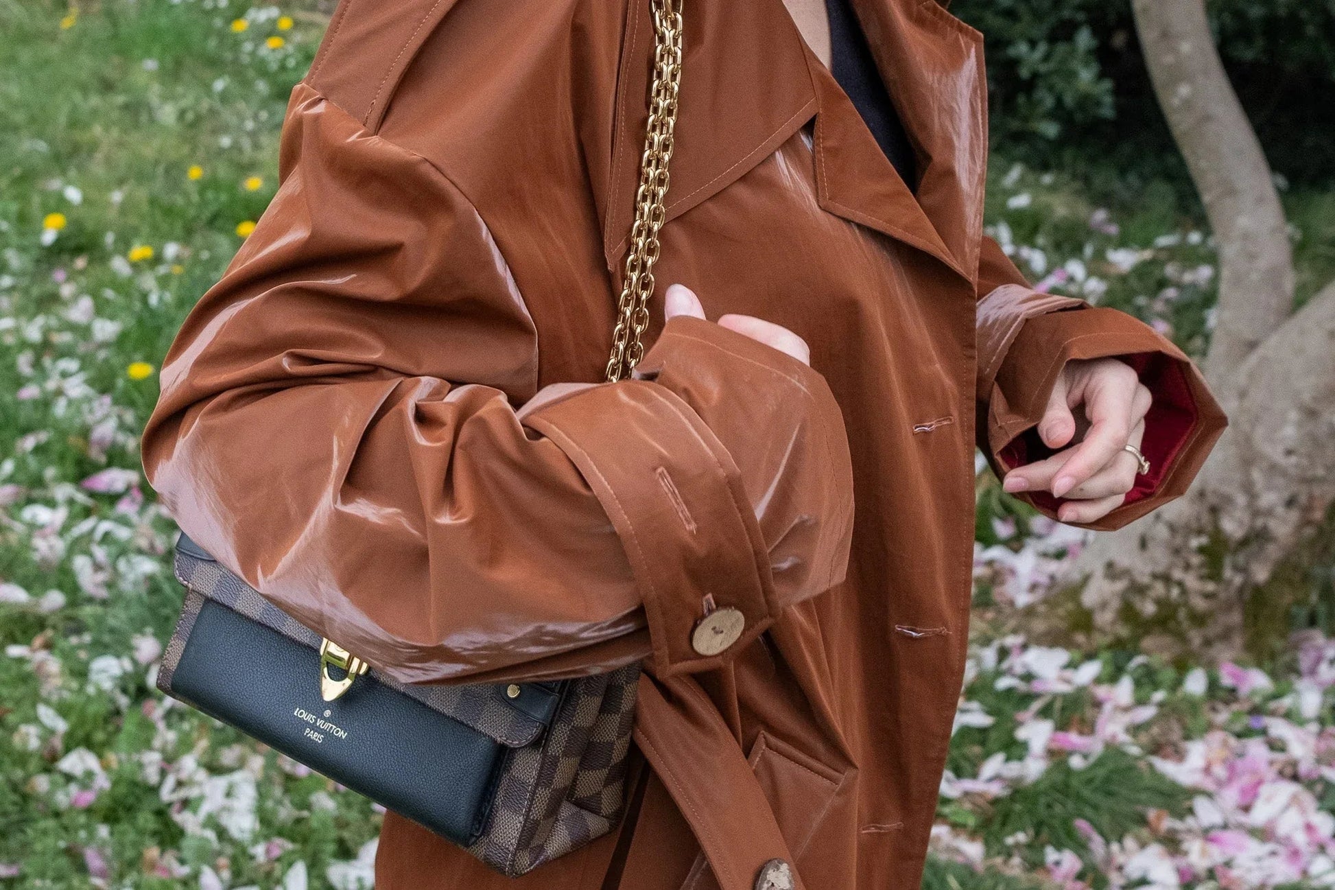 Trench Coat - Chocolate Brown-2