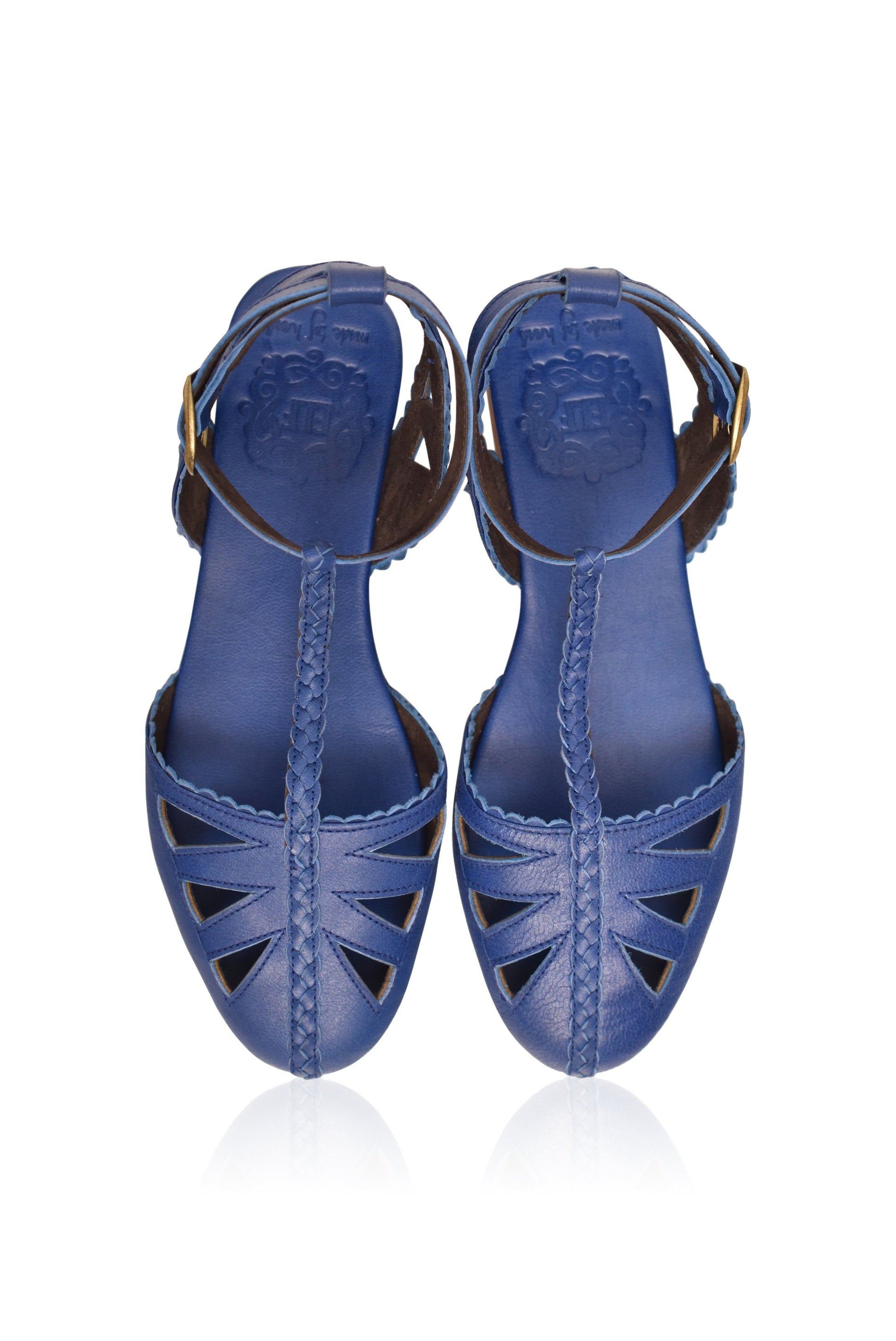 Bounty T-strap Leather Sandals-3