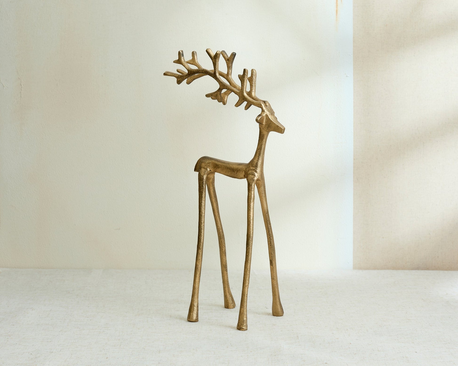 Malva Christmas Ornament Gold Deer-2