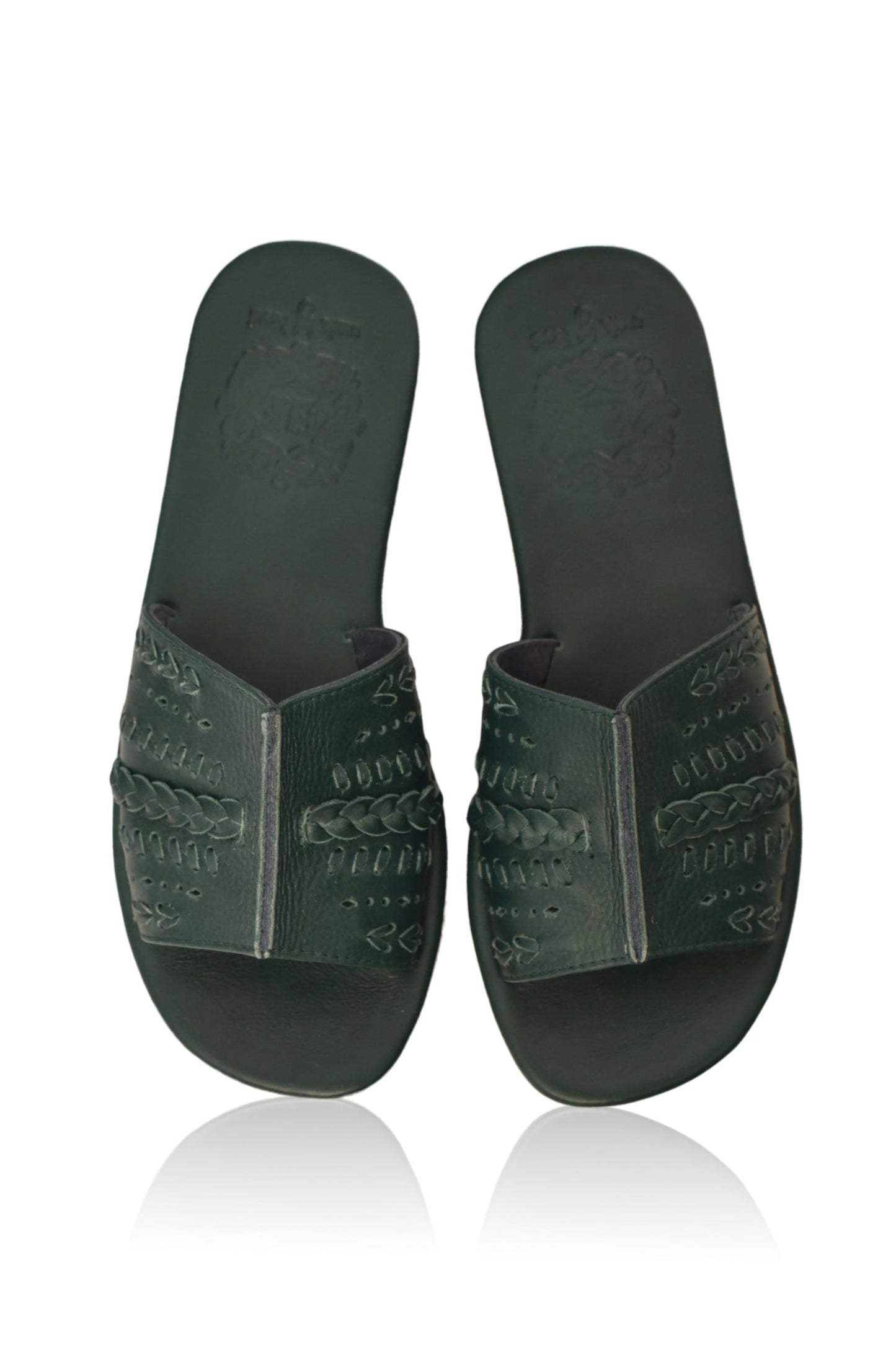 Dolce Vita Leather Slide Sandals-1