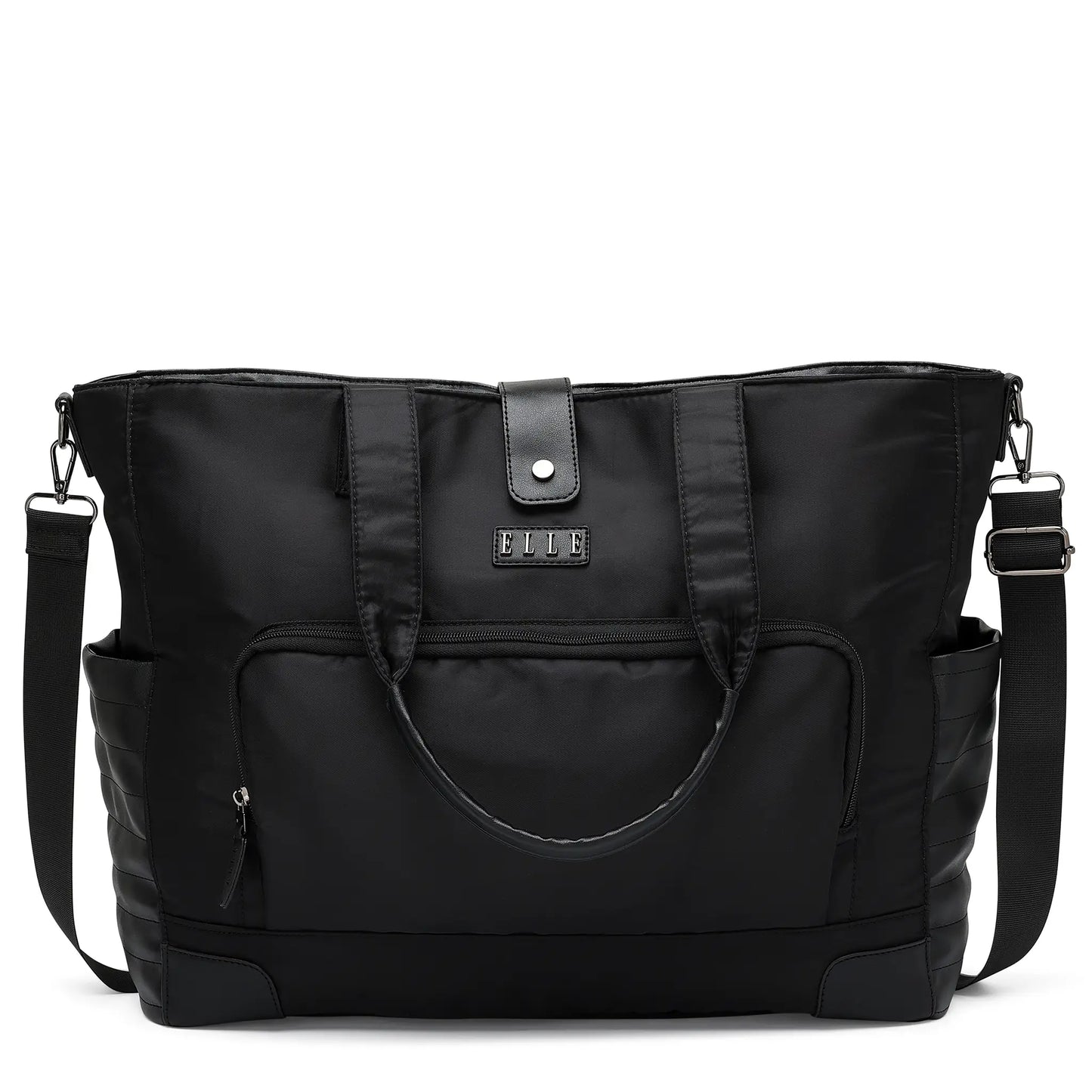 Voyage 25L Twill and Vegan Leather Weekender Tote Bag-0
