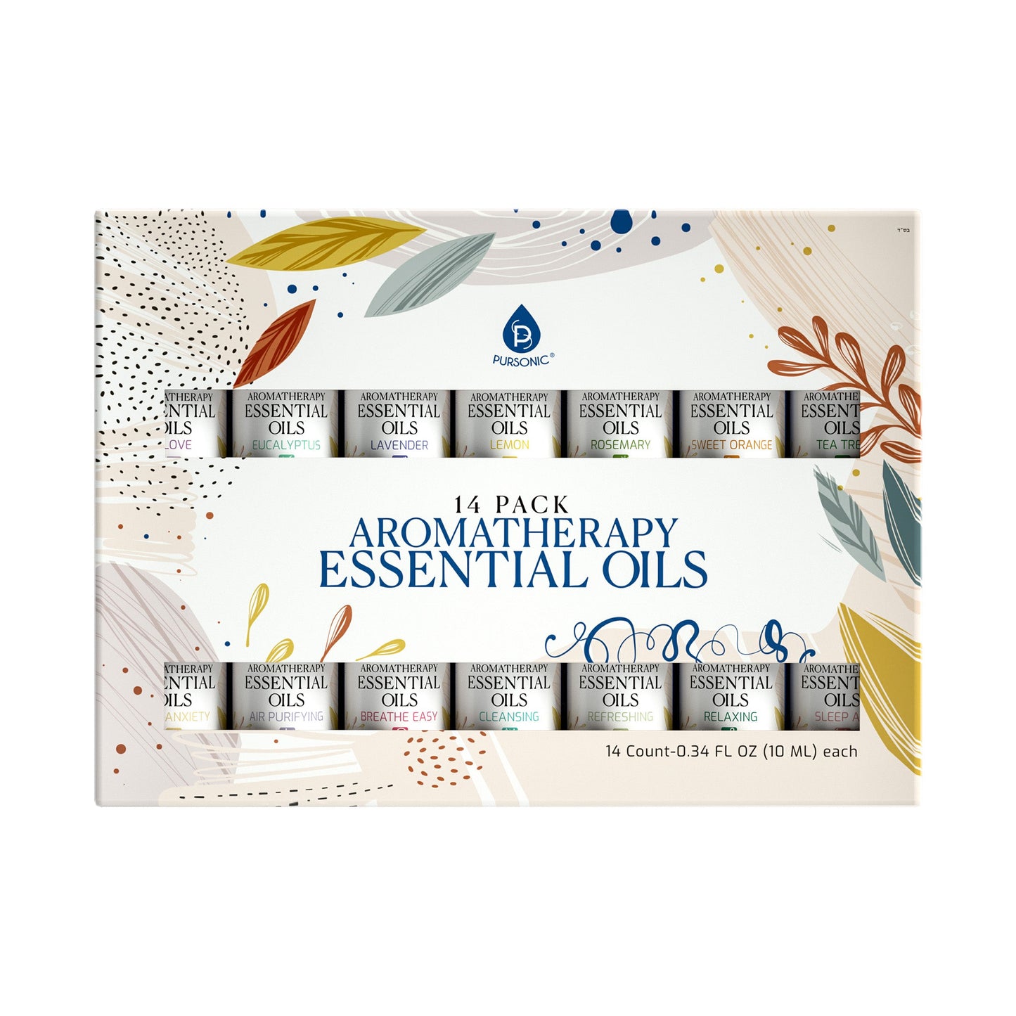 14 pack aromatherapy essential oil gift set-0