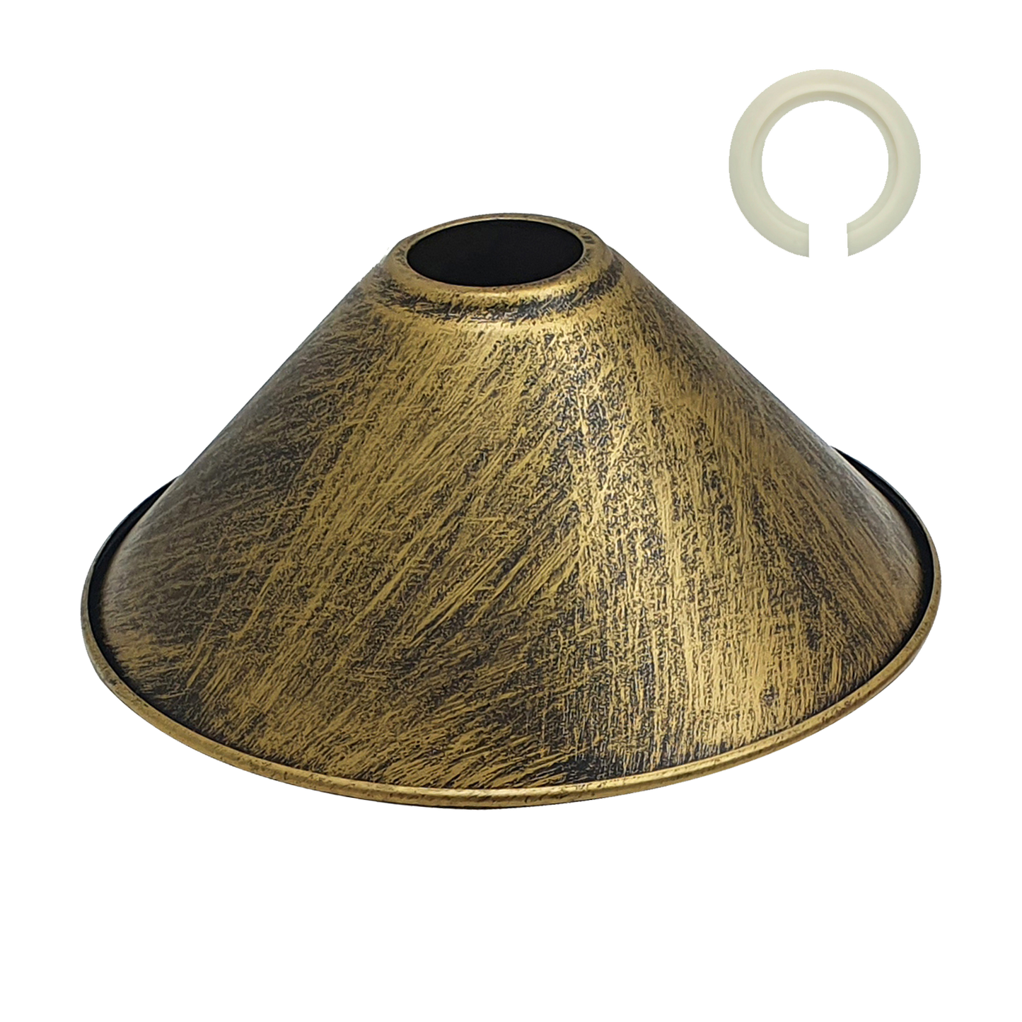 Modern Metal Brushed Brass Color Corn Lampshade~1114