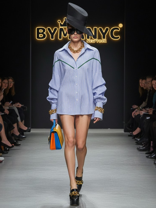 Skyline Striped Shirt • SOHO New Collection BYMANYC ® New York-0